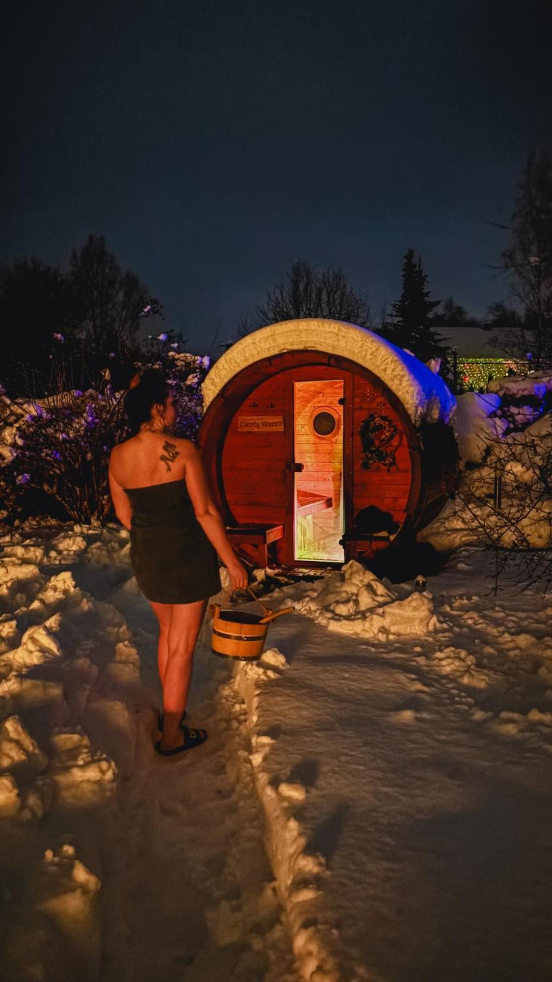Rajska Cisza - Caloroczny Prywatny Domek W Lesie Nad Jeziorem - Sauna I Balia Krąg Zewnętrze zdjęcie